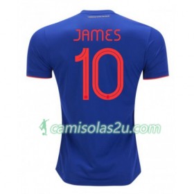 Camisolas de Futebol Colômbia James Rodriguez 10 Equipamento Alternativa Copa América 2019 Manga Curta